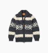 The Fair Isle Sweater - Charcoal